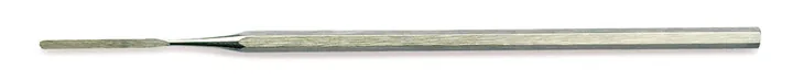 Micro-spatulă, rotundă, oțel inox 18/10, mâner hexagonal, lățime 2 mm, L 140 mm — Carl Roth, cod AT19.1
