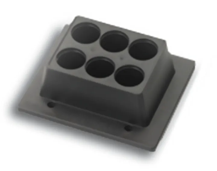 Bloc de schimb pentru 6 eprubete, 50 ml (Ø 30 mm), 1 bucată — Carl Roth, cod ATY1.1
