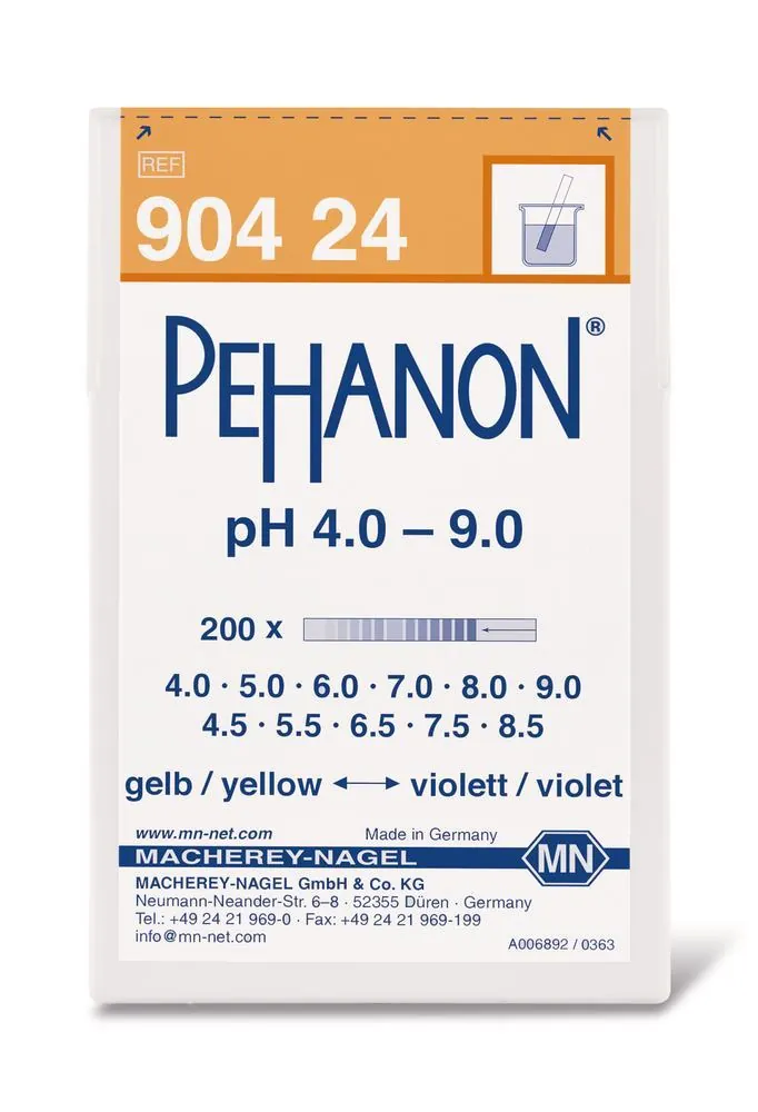 Hârtii indicatoare PEHANON®, cu scară pH imprimată, pH 4.0-9.0, 200 bucăți — Carl Roth, cod AYA0.1