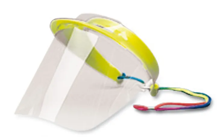 Vizieră de protecție Polysoft, PC, galben neon, ultra-ușoară, 1 bucată — Carl Roth, cod C348.1