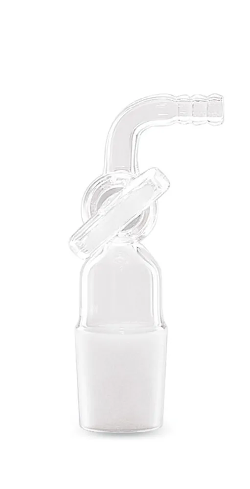 Adaptor cu robinet NS, DURAN®, tub. olive cotit, miez 19/26, 1 bucată — Carl Roth, cod CC29.1