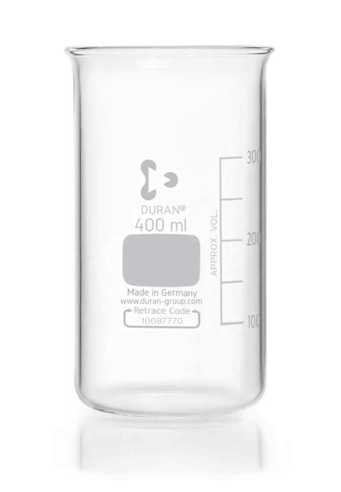 Pahar Berzelius fără cioc, 400 ml, Ø 70 x H 130 mm, 10 buc. — Carl Roth, cod CCK9.1