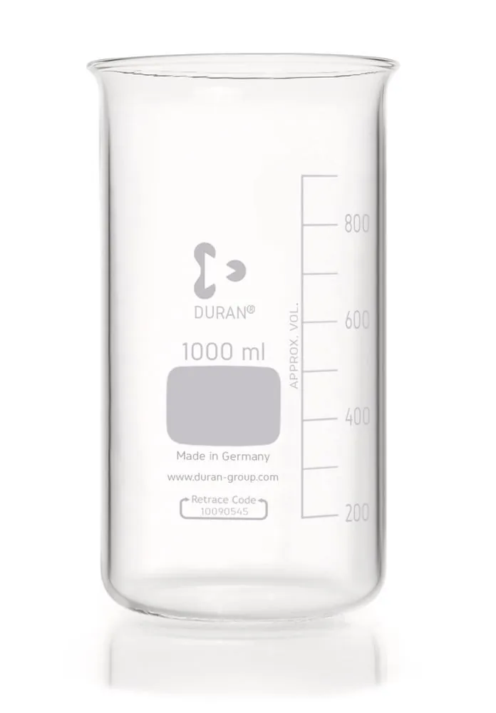 Pahar Berzelius fără cioc, 1000 ml, Ø 95 x H 180 mm, 10 buc. — Carl Roth, cod CCL1.1