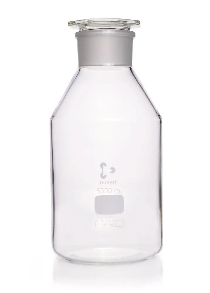 Sticlă de depozitare cu gât larg, dop de sticlă, DURAN®, transparent, 5000 ml, 1 buc. — Carl Roth, cod CCP4.1