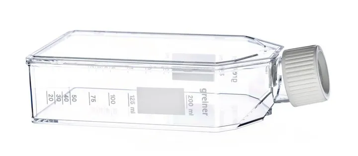 Flacoane pentru culturi în suspensie, PS, sterile, cu capac filetat, 250 ml, 120 buc. — Carl Roth, cod CE52.1