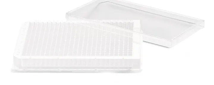Plăci microtest Rotilabo®-384-well, necolorate, fund plat, 100 bucăți — Carl Roth, cod CEL0.1