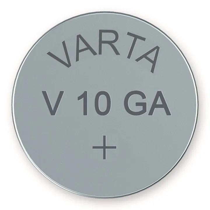 Baterie tip buton, V 10 GA, alcalină cu mangan, 1.5 V, 1 bucată — Carl Roth, cod CH39.1