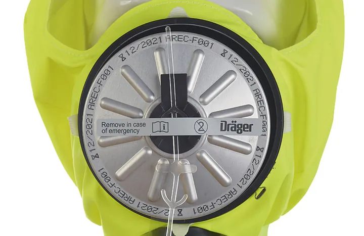 Dräger PARAT® 5530, glugă de salvare la incendiu, 1 buc. — Carl Roth, cod CHK3.1