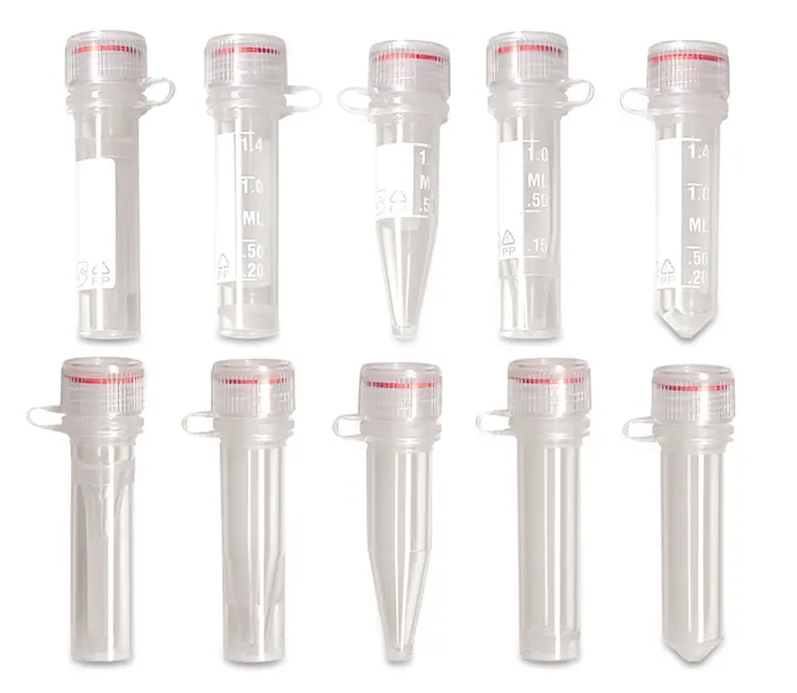 Vials de reacție cu capac filetat, PP, sterile, autoportante, 1.5 ml, 500 bucată(ți) — Carl Roth, cod CK63.1