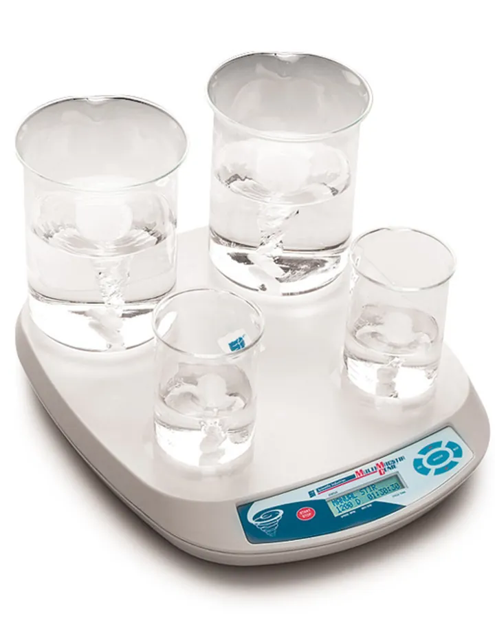 Agitator magnetic MultiMagStir Genie®, 4 puncte de agitare, 10-1200/min, 1000 ml — Carl Roth, cod CK78.1