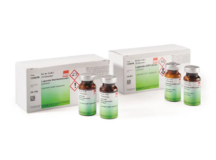 Supliment Legionella GVPC, liofilizat, 10 bucăți, sticlă — Carl Roth, cod CL50.1