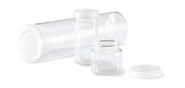 Flacoane cu guler 8 ml, formă scurtă, Ø 24 x H 34 mm, 154 unitate(unități) — Carl Roth, cod CLA2.1