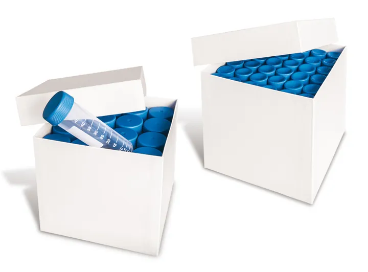 Cutii criogenice Rotilabo®-maxi din carton, impermeabile, pentru flacoane 17x120mm — Carl Roth, cod CLE7.1