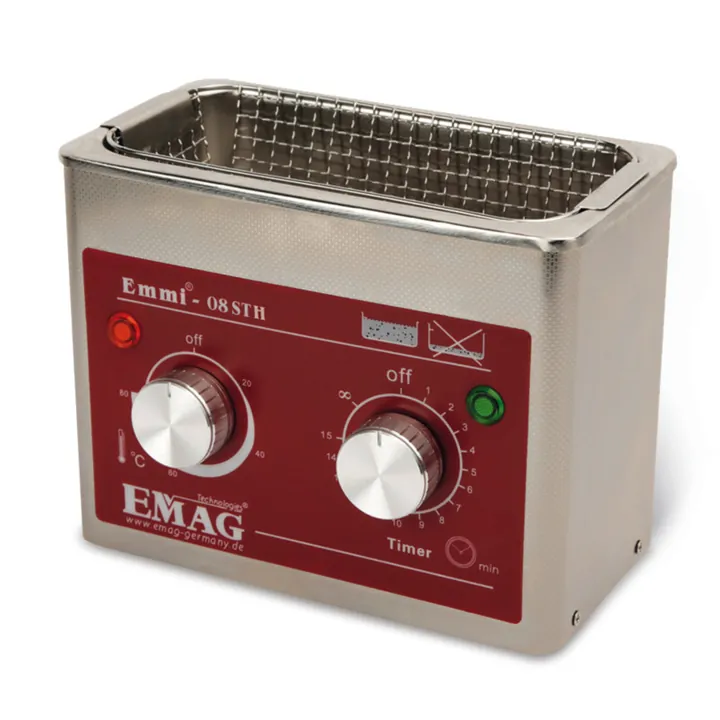 Unitate de curățare cu ultrasunete Emmi® 08STH, cu încălzire, vol. 0.8 l, 1 buc. — Carl Roth, cod CLL5.1