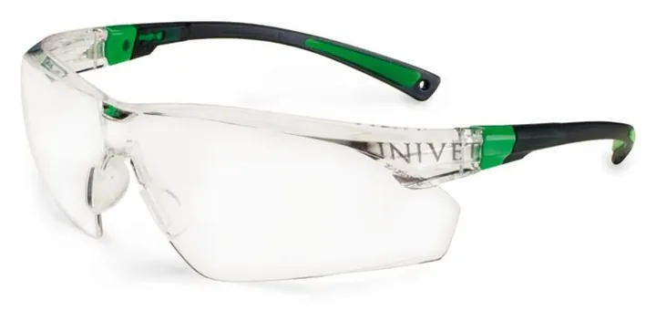 Ochelari de protecție 506U, ramă negru/verde, 1 bucată — Carl Roth, cod CNE9.1