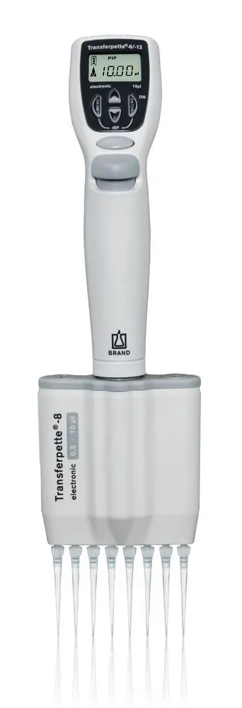 Pipetă microlitrică multicanal Transferpette® electronică cu 8 canale — Carl Roth, cod CNL2.1