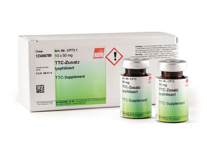 Supliment TTC, liofilizat, aditiv, 500 mg, sticlă — Carl Roth, cod CP72.1