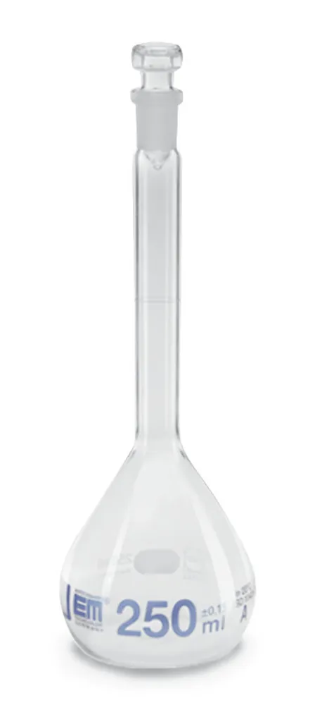 Balon cotat, sticlă clară, cu dop de sticlă, șlefuire standard 12/21, 100ml — Carl Roth, cod CPA0.1