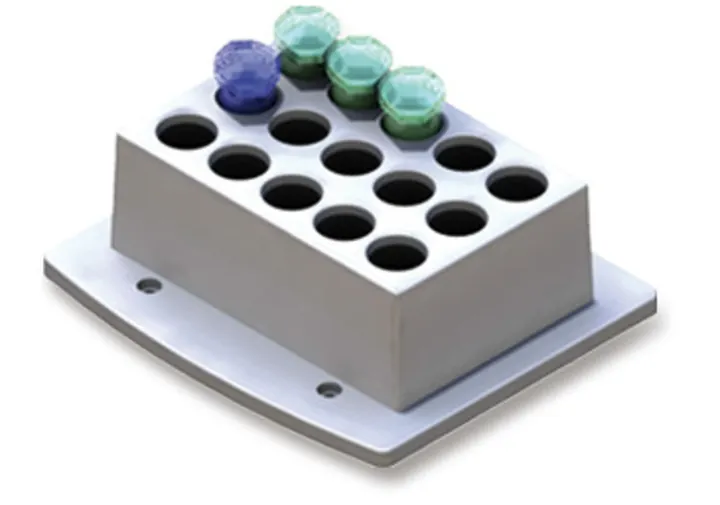 Termobloc interschimbabil pentru termoagitator, pentru 15 flacoane de reacție 5 ml, 1 bucată — Carl Roth, cod CPN4.1