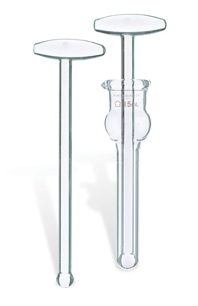 Omogenizatoare Dounce, din sticlă, 0.5 ml, L=37 mm, incl. 2 pistile, 1 bucată — Carl Roth, cod CXC8.1
