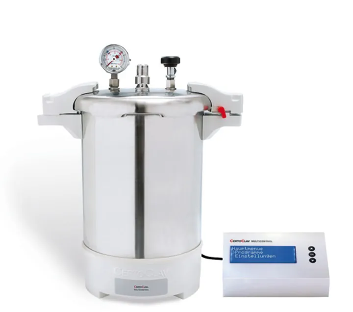 CertoClav Multicontrol 2, RT până la 140 °C până la max. 2.7 bar, 18 l, 1 bucată — Carl Roth, cod CYH5.1
