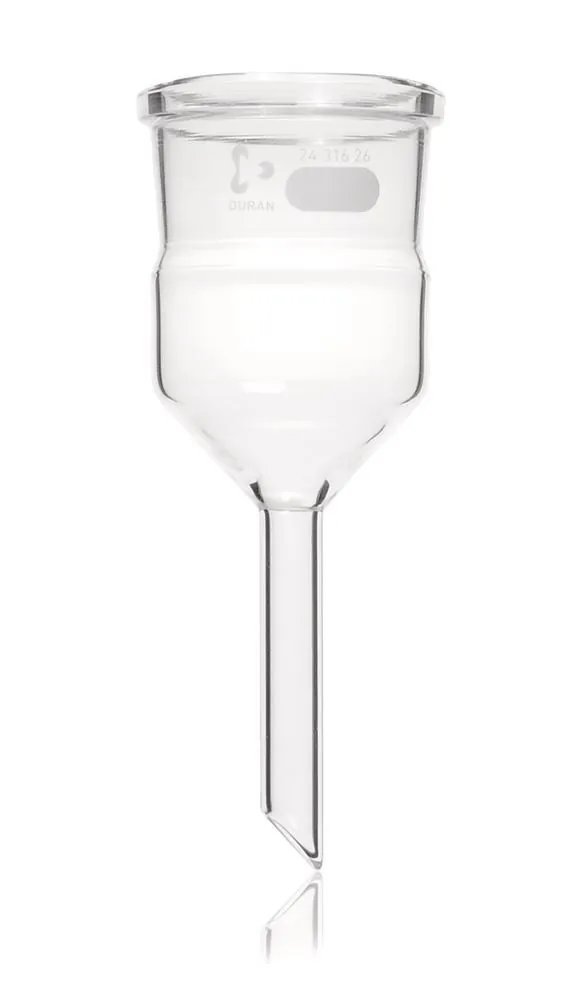Adaptor pentru creuzet, pt. creuzete filtrante 30ml, DURAN®, Ø interior, sus 41 mm, 1 bucată — Carl Roth, cod E572.1