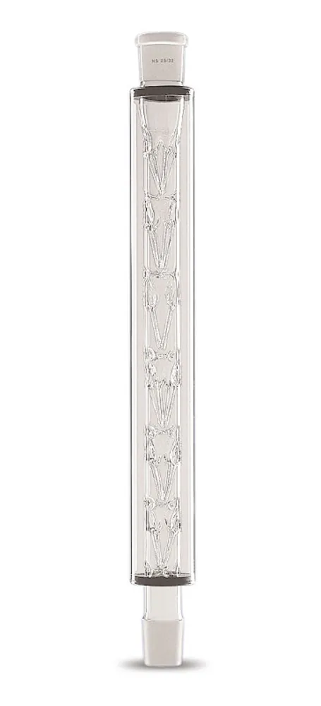 Coloană Vigreux, manta de sticlă, NS 29/32, DURAN®, perforații oriz./vert., 300 mm — Carl Roth, cod E628.1