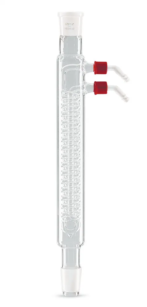Refrigerent Dimroth, șlif 14/23, L 160 mm, cu racorduri din plastic pentru furtun — Carl Roth, cod E637.1