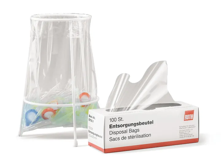 Pungi Sekuroka®-disposal, PP, 200x300 mm, grosime 40 µm, cutie dozatoare — Carl Roth, cod E706.1