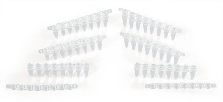 Tuburi Mµlti®-UltraStrips cu 8, PP, incolore, sterile, cu pereți subțiri, 120 buc. — Carl Roth, cod E712.1