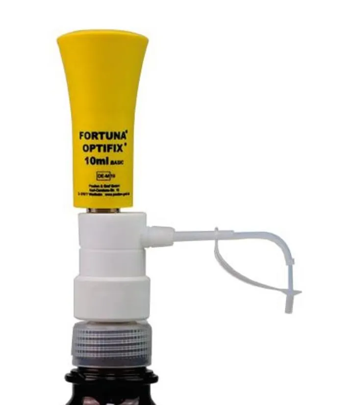 Dozator FORTUNA® OPTIFIX® BASIC, acoperit cu PTFE, 2-10 ml, 1 bucată — Carl Roth, cod E823.1
