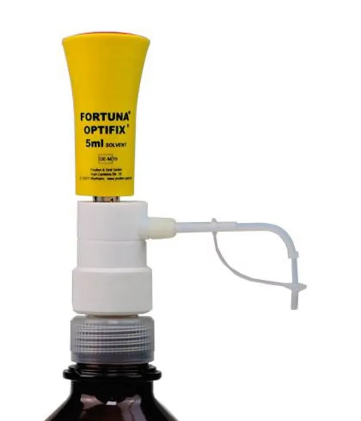 Dozator FORTUNA® OPTIFIX® SOLVENT, 1 - 5 ml, gradație 0.1 ml, 1 bucată — Carl Roth, cod E834.1