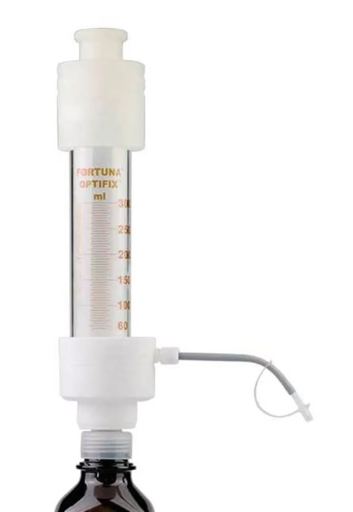 Dozator FORTUNA® OPTIFIX® SOLVENT, 60 - 300 ml, gradație 5.0 ml, 1 bucată — Carl Roth, cod E840.1