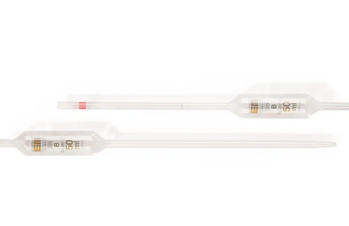 Pipete volumetrice clasa B, gradație maro, AR-GLAS®, L 600 mm, 100 ml, 6 unitate(ăți) — Carl Roth, cod E970.1