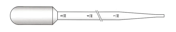 Pipete Pasteur de unică folosință, gradate, LDPE, nesterile, L 217 mm, 6.2 ml — Carl Roth, cod EA61.1