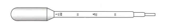 Pipete Pasteur de unică folosință, gradate, LDPE, sterile, ambalate individual, L155mm,3.4ml — Carl Roth, cod EA63.1