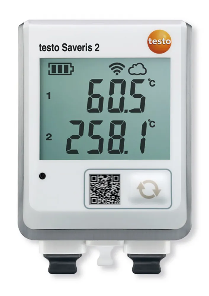Înregistrator de date wireless Saveris 2-T3, cu 2 conexiuni pentru senzori externi (TE) — Carl Roth, cod ECK1.1