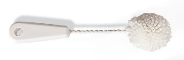 Perie Rotilabo®-cleaning, cap rotund, pentru vase joase, Ø superior 50 mm, L 230 mm — Carl Roth, cod EEH9.1