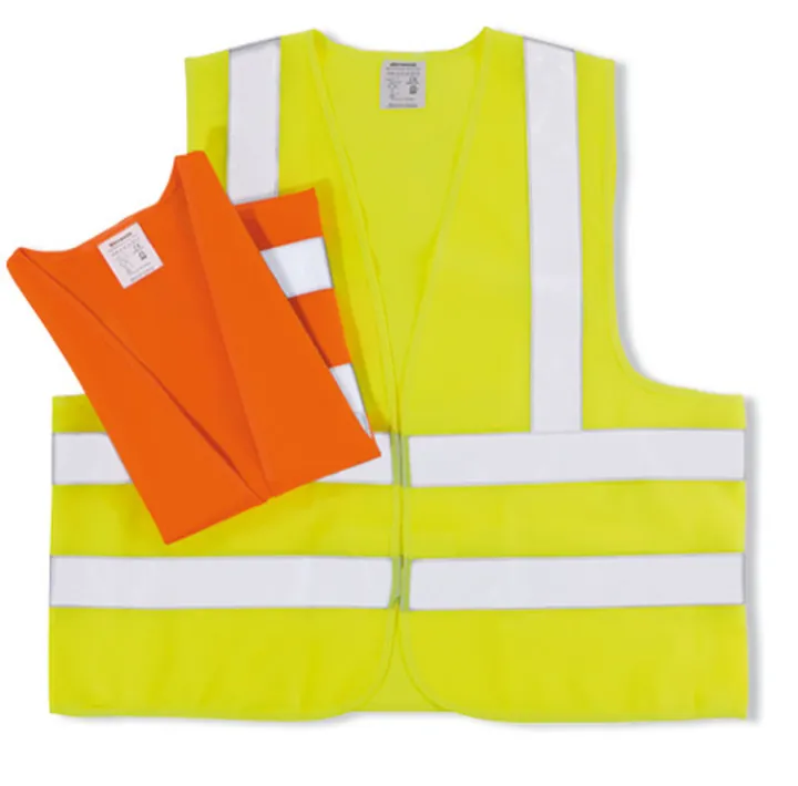 Vestă de siguranță două benzi reflectorizante și benzi peste umeri, portocaliu — Carl Roth, cod EHP4.1