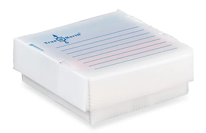 Cutii criogenice, pliabile, PP, aranjament 9x9 pentru tuburi de 0,5 ml, 10 bucăți — Carl Roth, cod ENL1.1