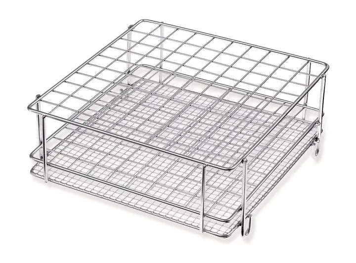 Suport eprubete Rotilabo®, 100 locuri, dimensiune compartiment 18 x 18 mm, 1 buc. — Carl Roth, cod ENX9.1