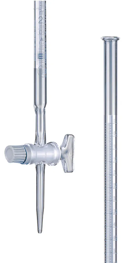 Biurete cu dungi Schellbach, cl. AS, robinet drept din sticlă DURAN®,, 25 ml — Carl Roth, cod ET67.1