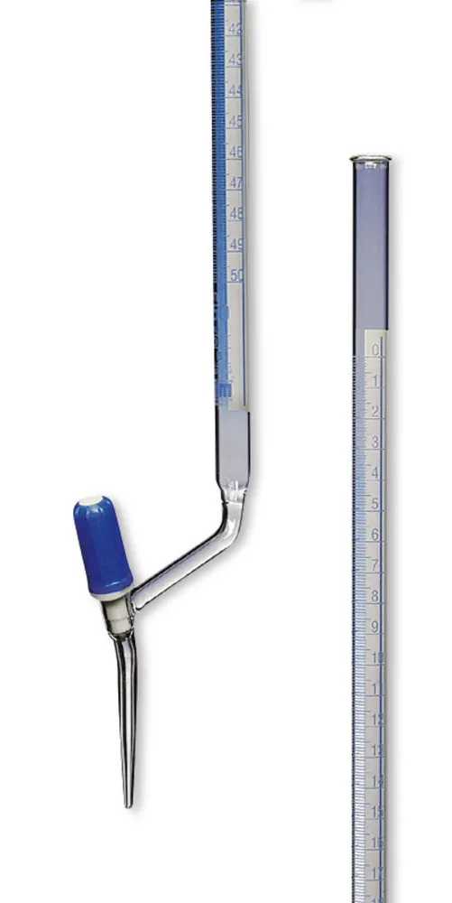 Biurete cu dungi Schellbach, cl. B, robinet lateral cu ventil DURAN®,, 25 ml — Carl Roth, cod ET82.1