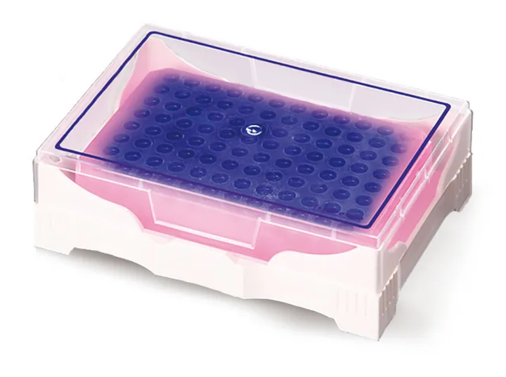 Cutii Rotilabo®-ice pentru plăci PCR, PP, schimbare de culoare de la violet la roz — Carl Roth, cod EX48.1