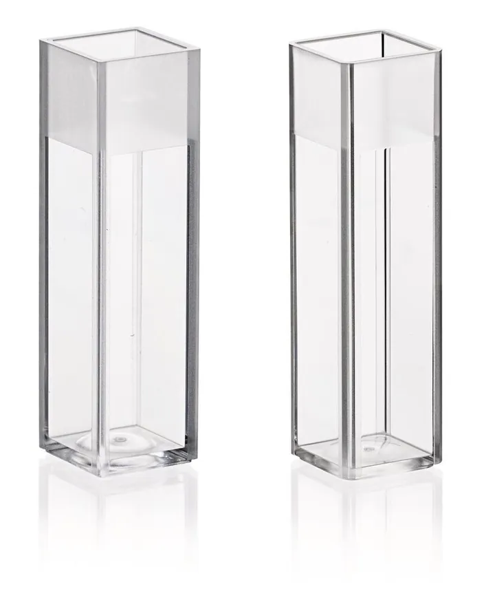 Cuvete, plastic transparent UV, macro, 2.4 - 4 ml, 500 buc. — Carl Roth, cod EXP4.1