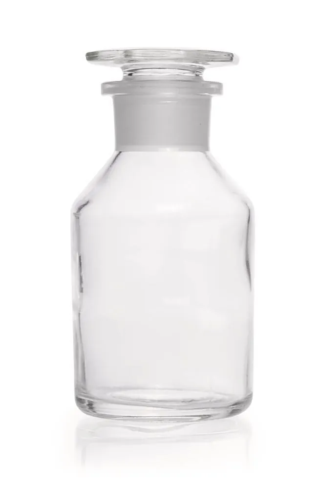 Sticle de depozitare cu gât larg, dop de sticlă, sticlă sodocalcică, clară, 100 ml — Carl Roth, cod H045.1