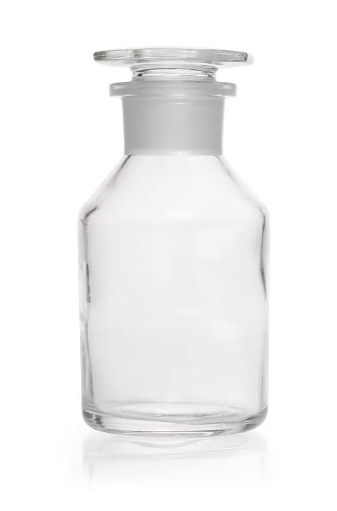 Sticlă de depozitare cu gât larg, dop de sticlă, sticlă sodocalcică, clară, 250 ml — Carl Roth, cod H046.1