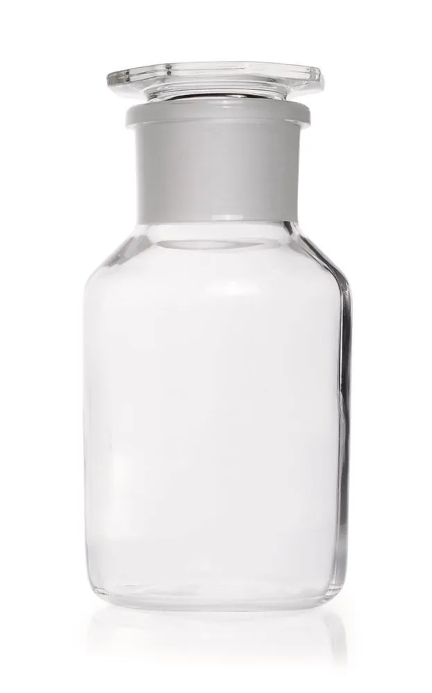 Sticlă de depozitare cu gât larg, dop de sticlă, sticlă sodocalcică, clară, 1000 ml — Carl Roth, cod H048.1
