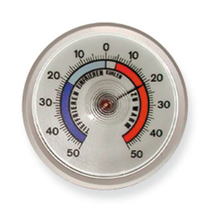 Termometru de frig, plastic, rotund, indicator bimetalic, domeniu -50 - +50 °C — Carl Roth, cod H717.1