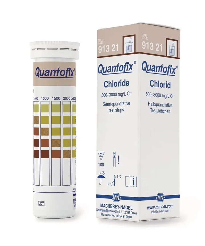 Benzi de test Quantofix®, clorură, L 95 x W 6 mm, 100 bucăți — Carl Roth, cod H922.1